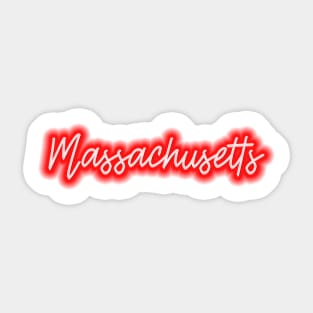 Massachusetts Sticker